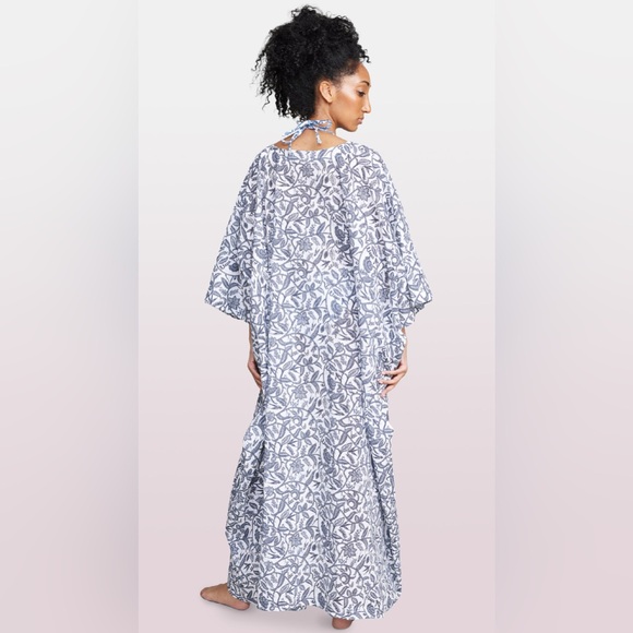 Liberty & Justice The Sis Bindu Boubou, NWT, Oversized XXL, Blue & White - Picture 2 of 10